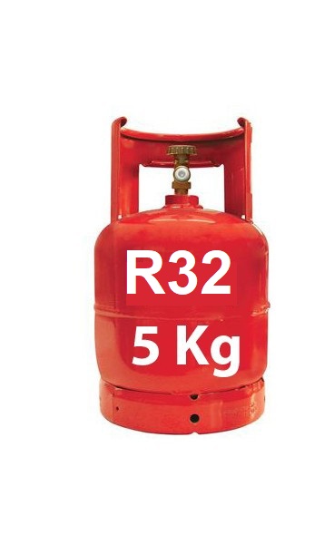 Bouteille de gaz R32 de 5 kg (valve W21,7 x 1/14) - Refrigerant Boys